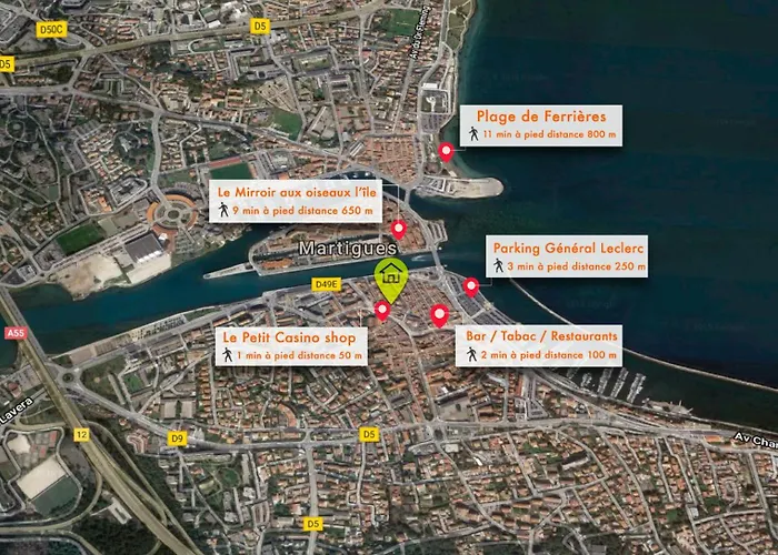 Le Petit Martegal Appartement Spacieux En Centre Ville Et Proche De La Plage